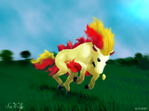 Nia Wolf: Ponyta běžící pro jaro II